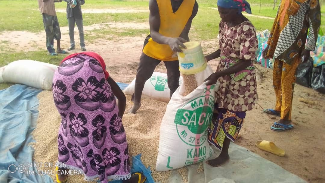 Distribution de mil aux populations vulnérables de Warsaye